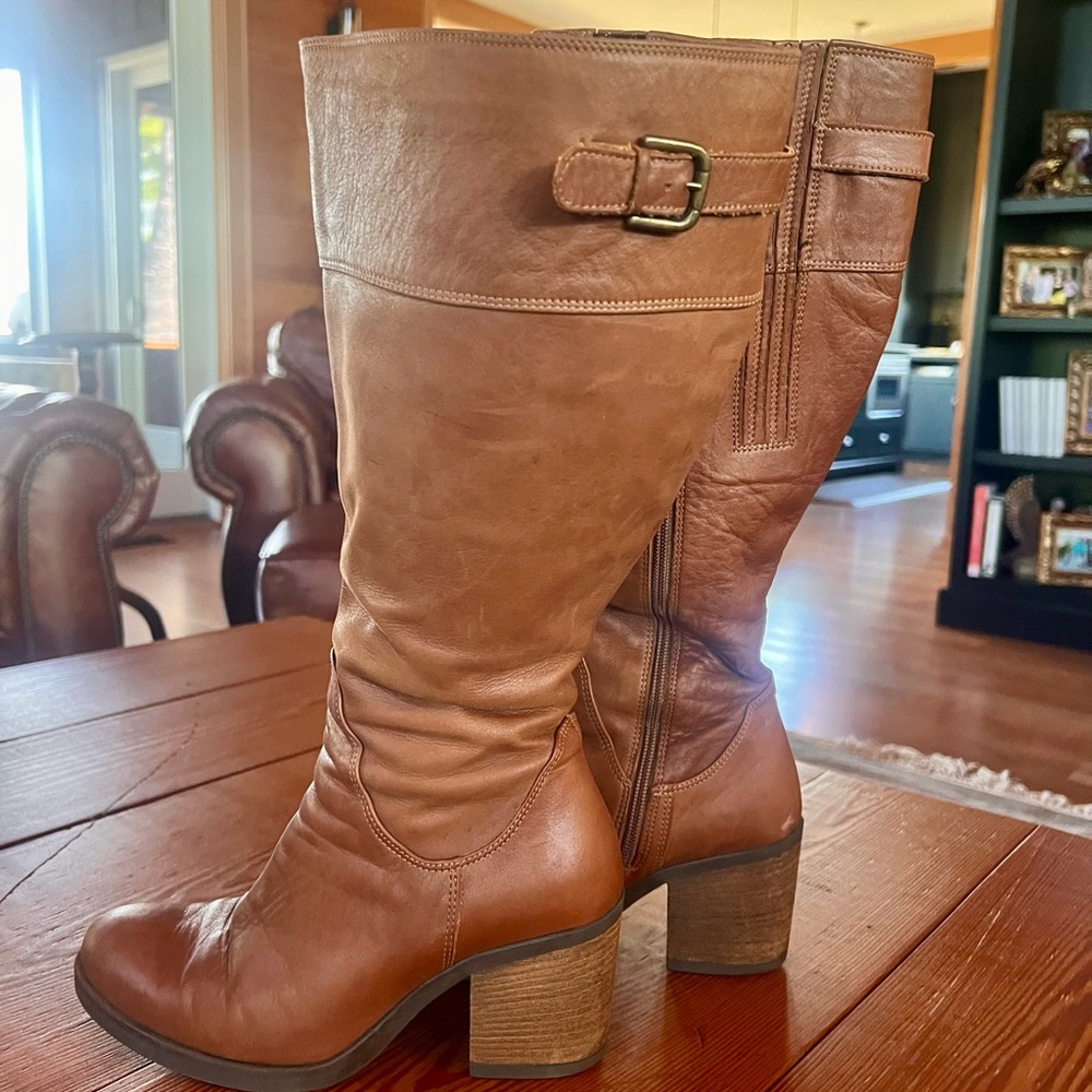 Ted & Muffy, Duo Boots, Brown Leather, Wide Calf, 38